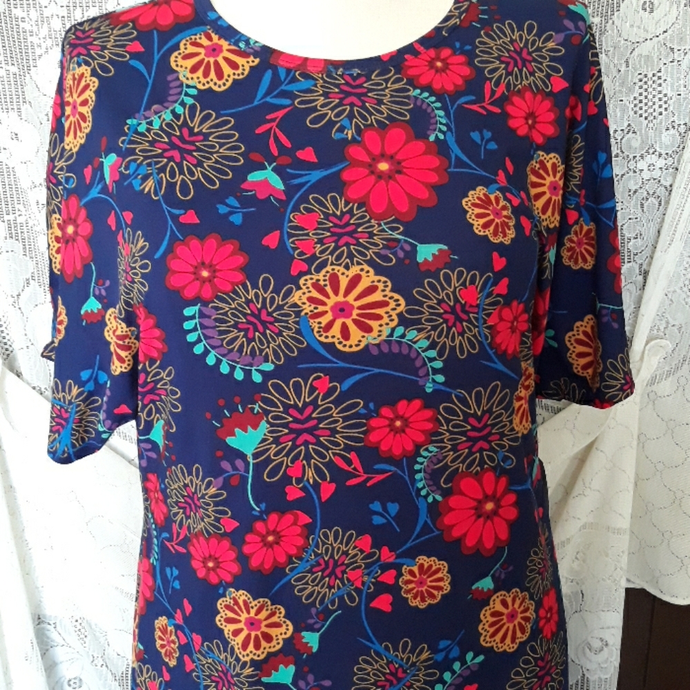 Lularoe floral print Maria maxi dress. 3xl nwt